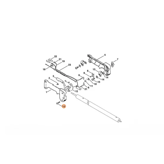 STIHL  Śruba z łbem cylindrycznym IS-P4x19 9074 478 3065